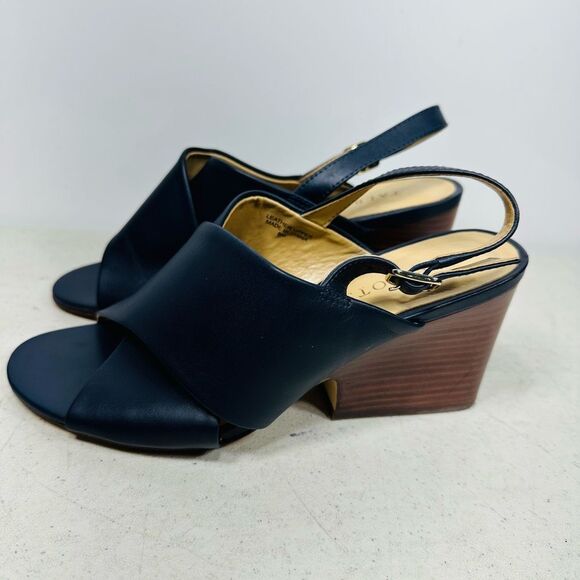 MADEWELL Maria Strappy Black Suede Block Heels Bohemian Contemporary Size 6,5 - Picture 4 of 7